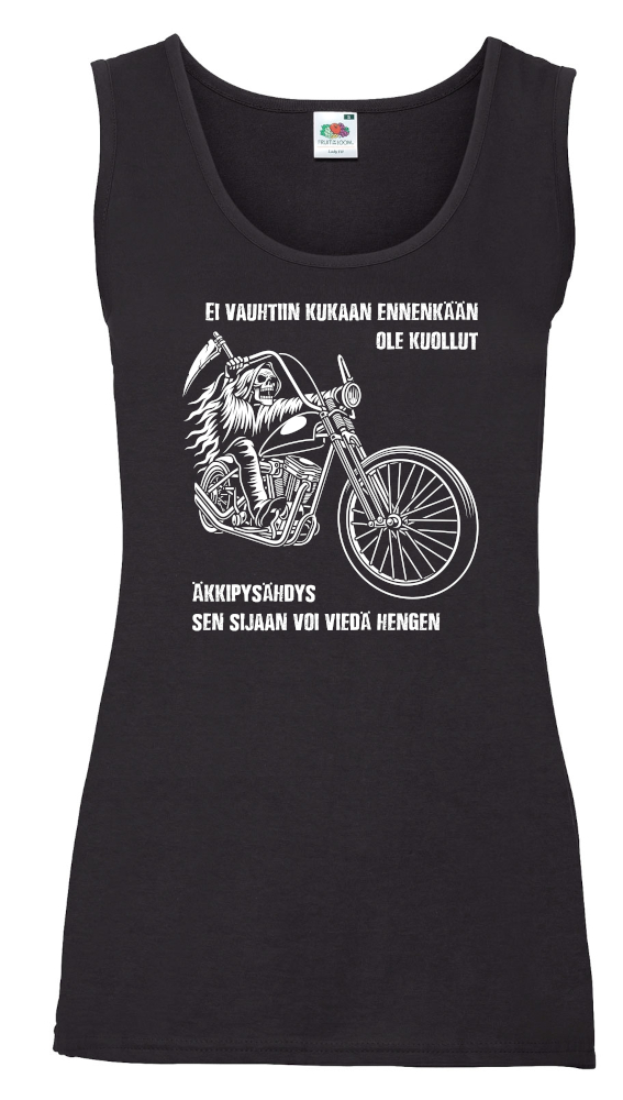 Hihaton paita Ei vauhti tapa