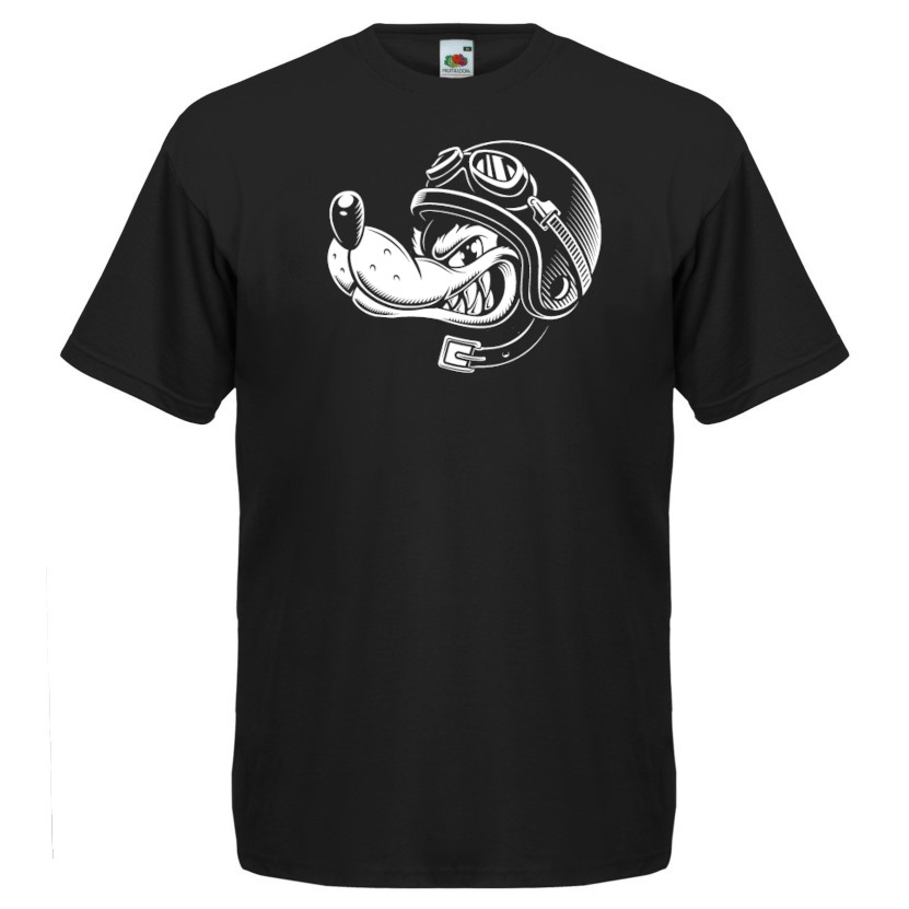 T-paita Wolf biker