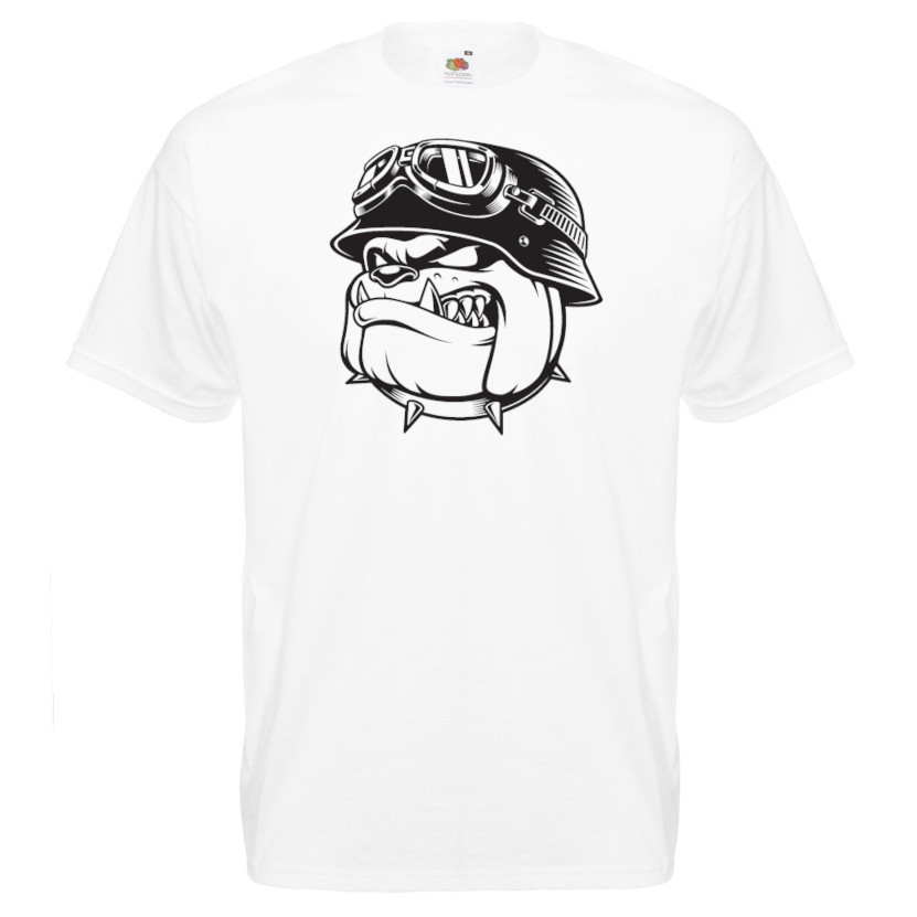 T-paita Bulldog biker