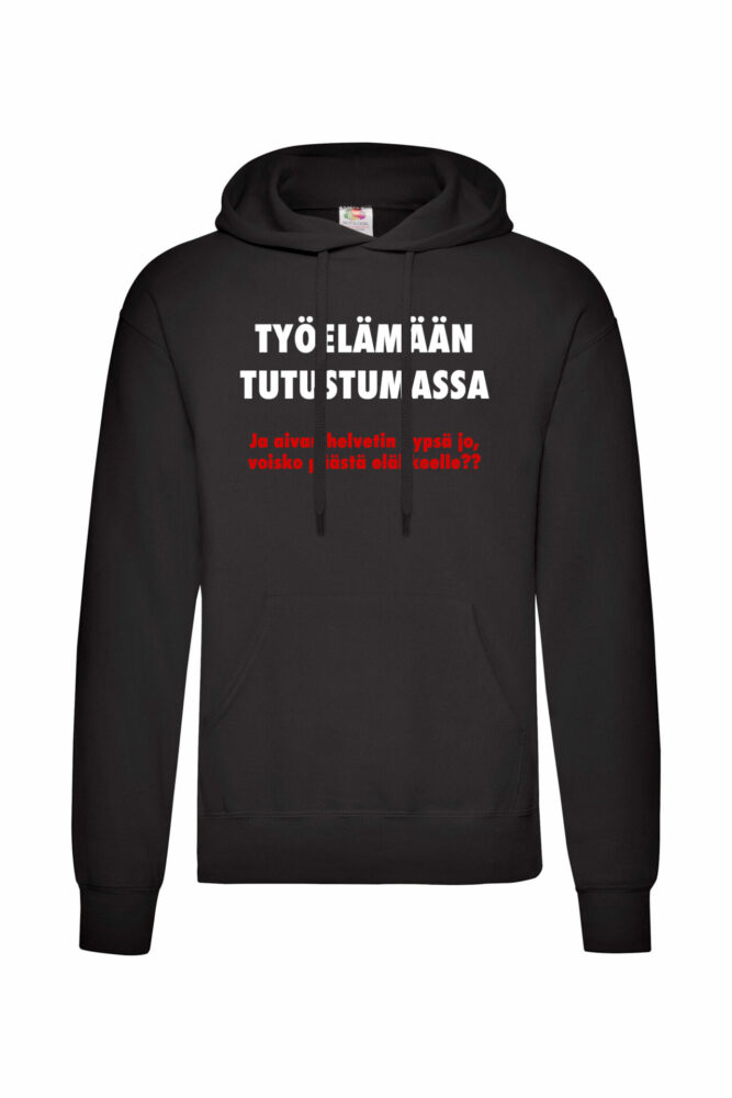 Huppari Työelämään tutustumassa, aivan kypsä