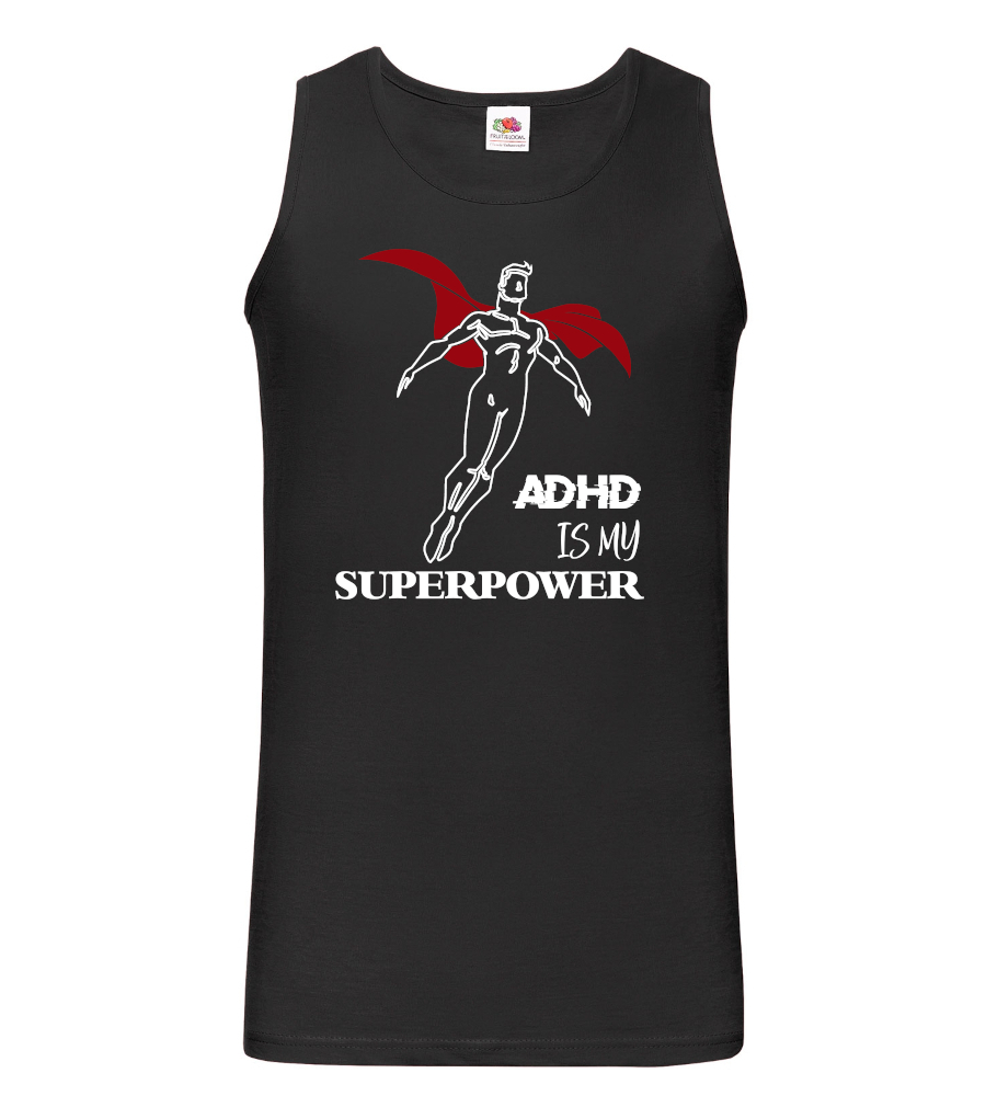 Hihaton paita ADHD is my superpower, miesten malli