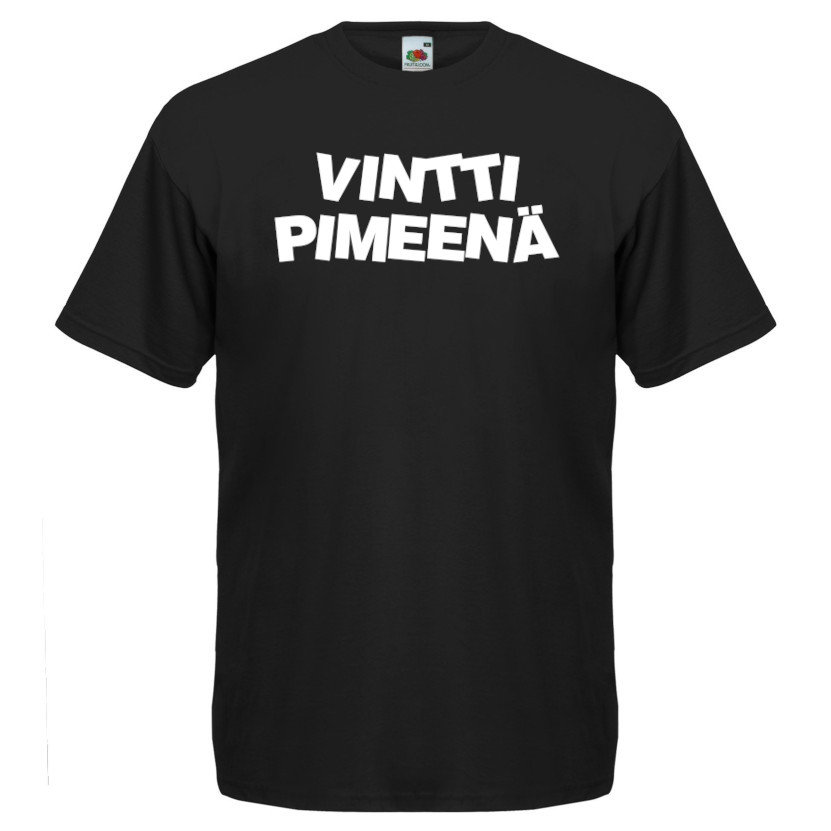 T-paita Vintti pimeenä